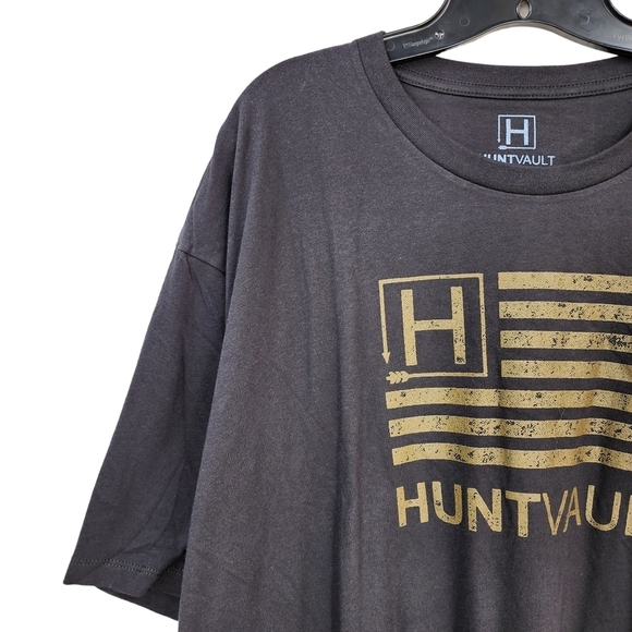 Hunt Vault Men's Black Short Sleeve T-Shirt - 3XL - Picture 2 of 5